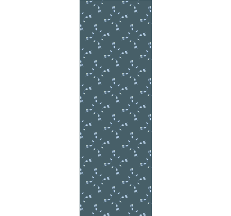 Blomstermønster design moderne tapet - TenStickers