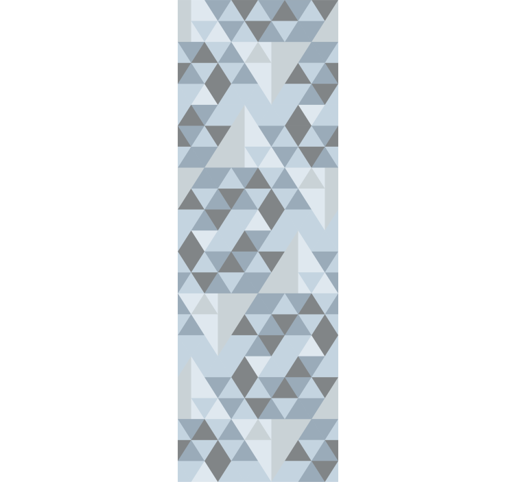 Geometrisk gradient tapet med trekanter - TenStickers