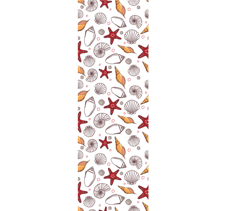 Havets livsmønstre tapet med dyr - TenStickers