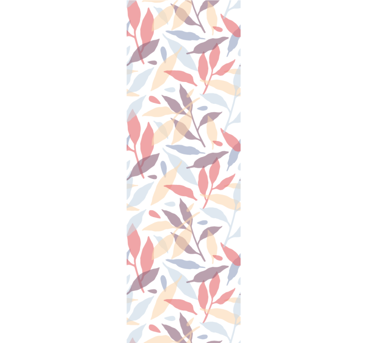 Gennemsigtigt løvmønster tapet blade - TenStickers