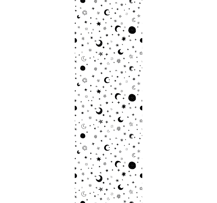 Himmelsk nattehimmel stjerne tapet - TenStickers