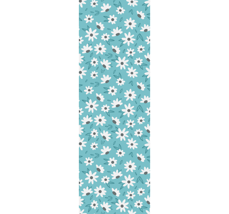 Blomstret forårsblomst blomster tapet - TenStickers