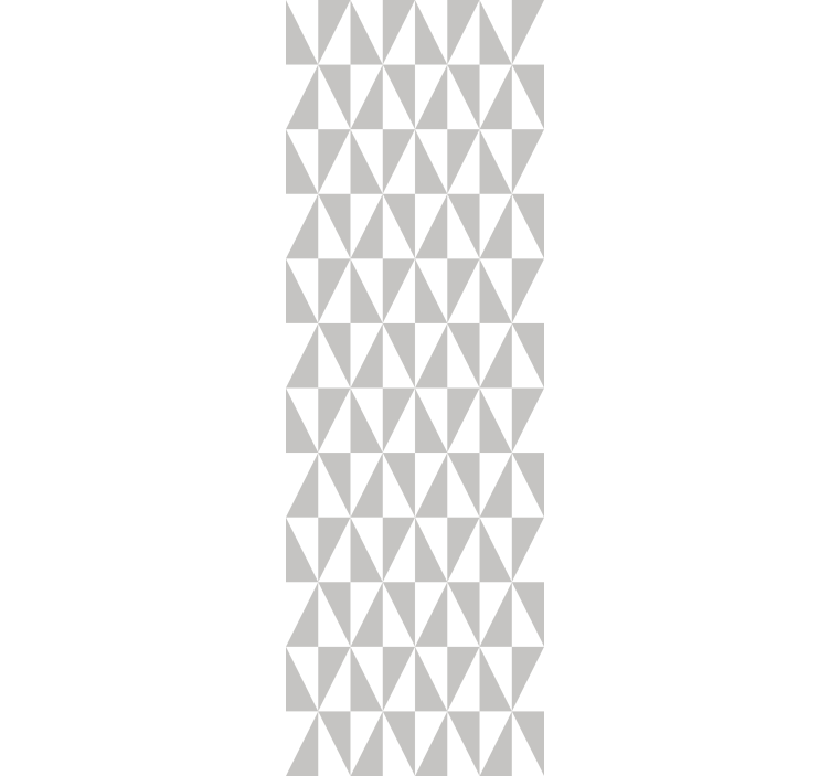 Stilfuldt trekanter arrangement geometrisk tapet - TenStickers