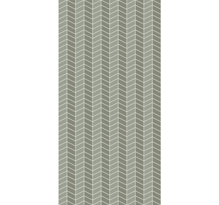Beige chevron motiv geometrisk tapet - TenStickers