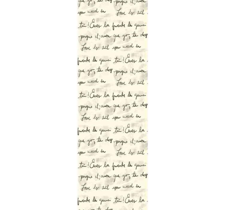 Håndskrevne kærlighedscitater tapet med tekst - TenStickers