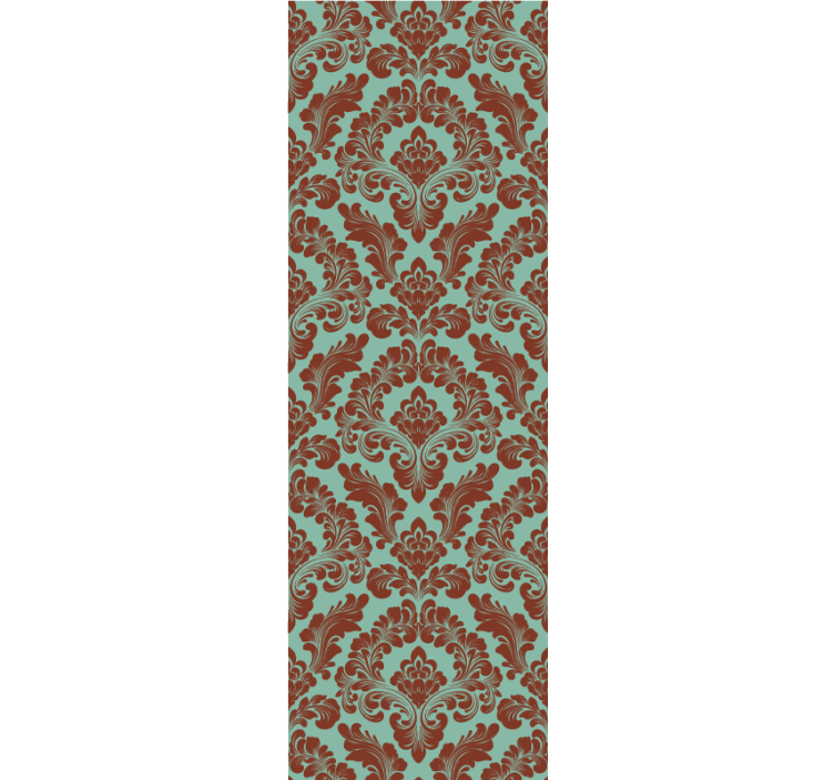 Elegant damask print barok tapet - TenStickers