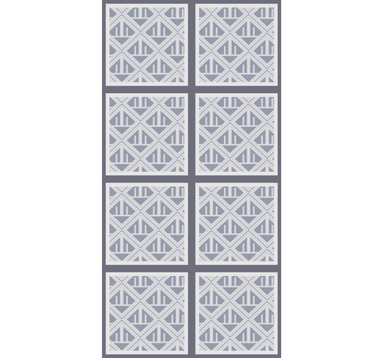 Geometrisk bloklayout struktur tapet - TenStickers