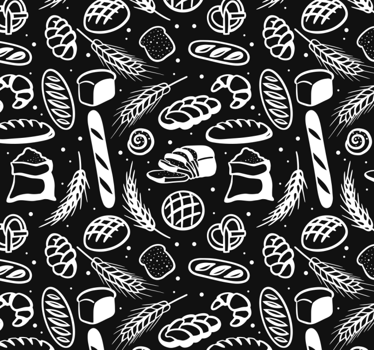 Bageri personlig tapet - TenStickers