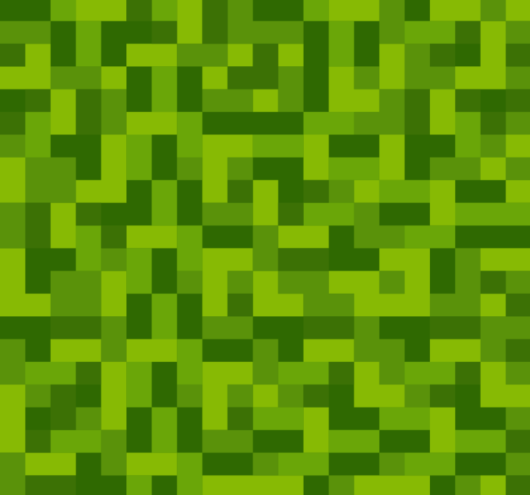 Grønt firkantet spildesign teenage tapet - TenStickers