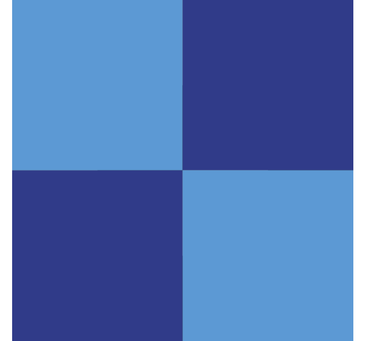 Mørkt og blåt motiv flise tapet - TenStickers