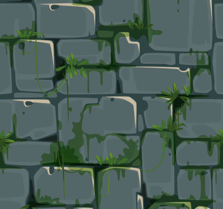 Sten væg tekstureret tapet - TenStickers