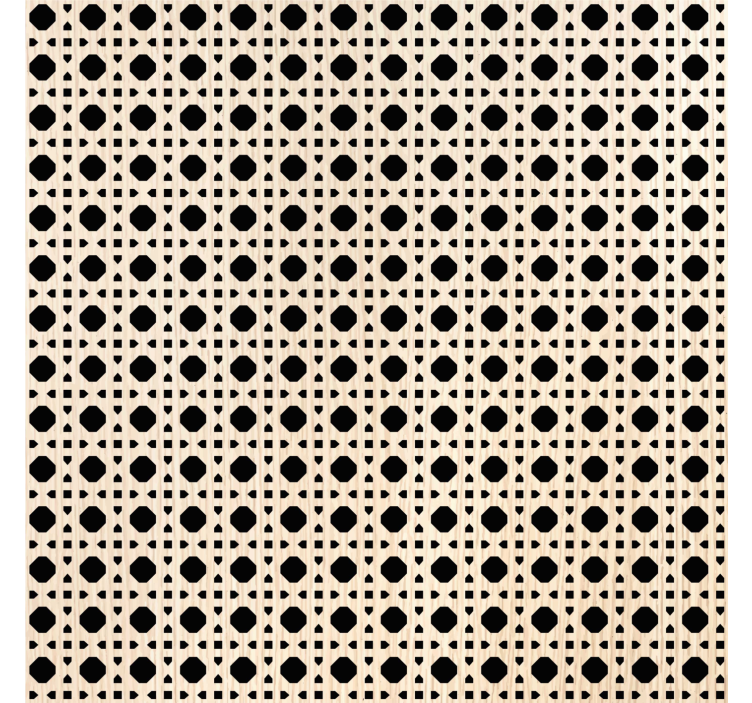 Dekorativt tapet lysebrunt kanvas - TenStickers