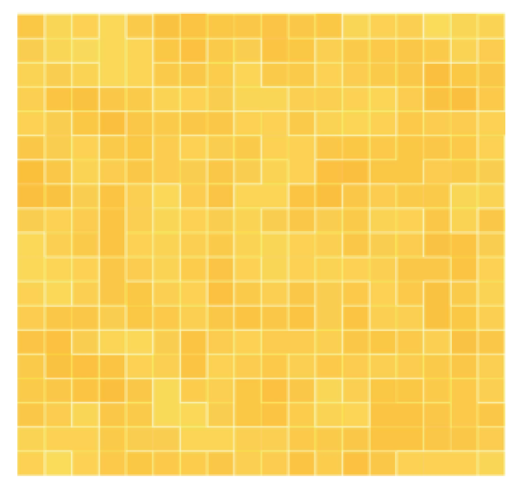 Dekorativt tapet mosaikmønster overlay - TenStickers