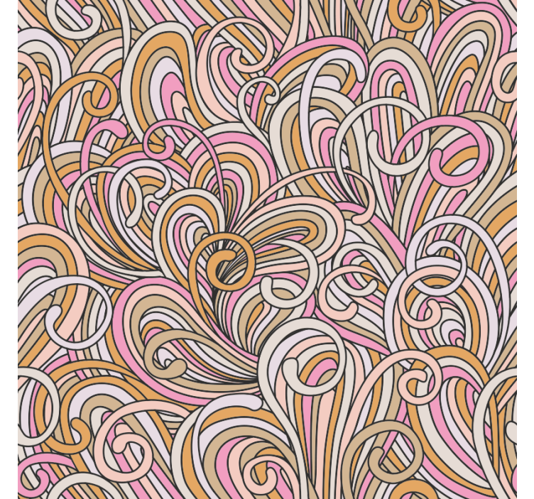 Tapet til soveværelse kallax abstrakt - TenStickers