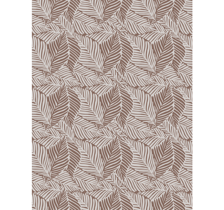 Tapet natur terracottablade - TenStickers