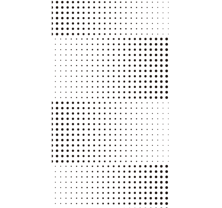 Tapet til soveværelse sorte prikker med linjer - TenStickers