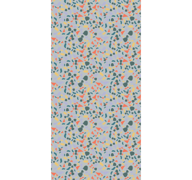 Marmor tapet med livlige abstrakte former - TenStickers