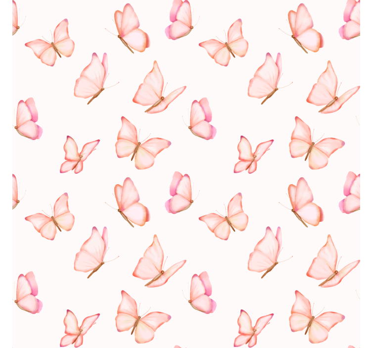 Tapet børneværelset pink mønster - TenStickers