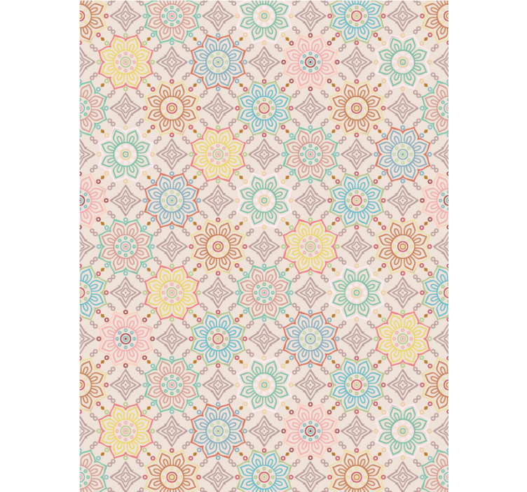 Tapet til gang original "farmor chic" - TenStickers