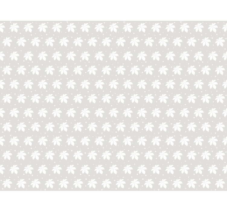 Nordisk tapet minimalistisk hvidt mønster - TenStickers