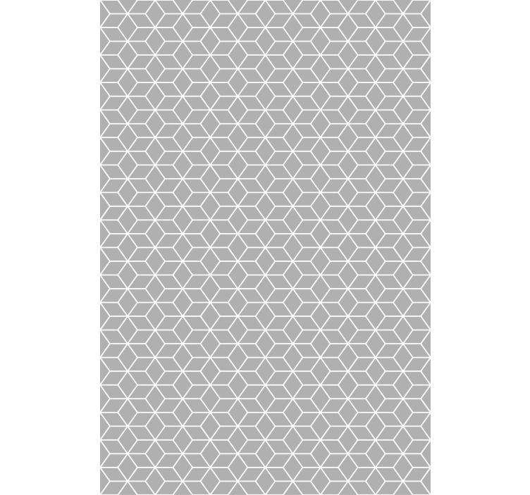 Struktur tapet hexagonalt grå mønster - TenStickers