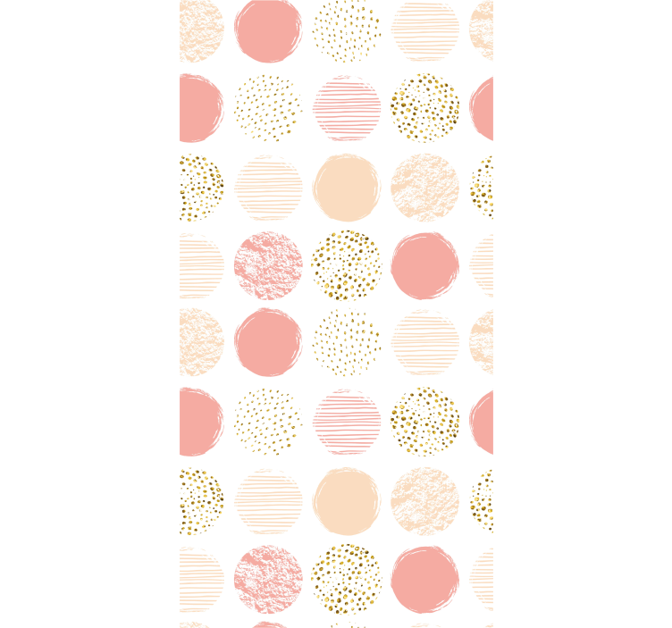 Moderne tapet i pastelprikket variation - TenStickers