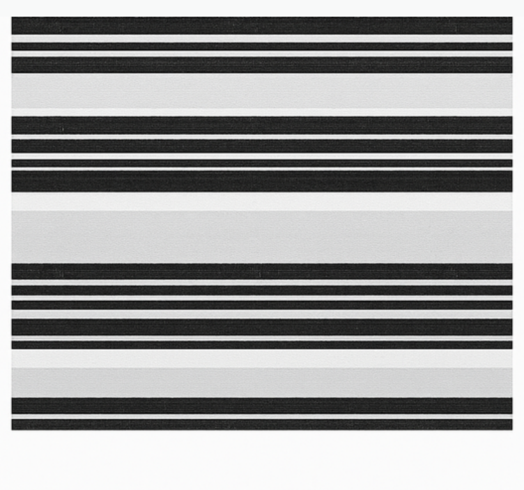 Tapet til badeværelse righe bianco nero - TenStickers