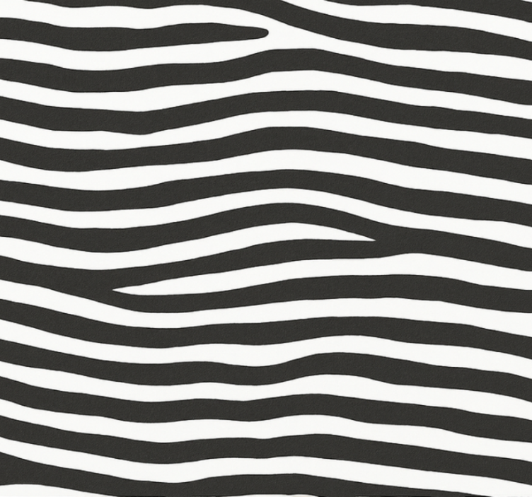 Tapet til soveværelse zebra print tekstur - TenStickers