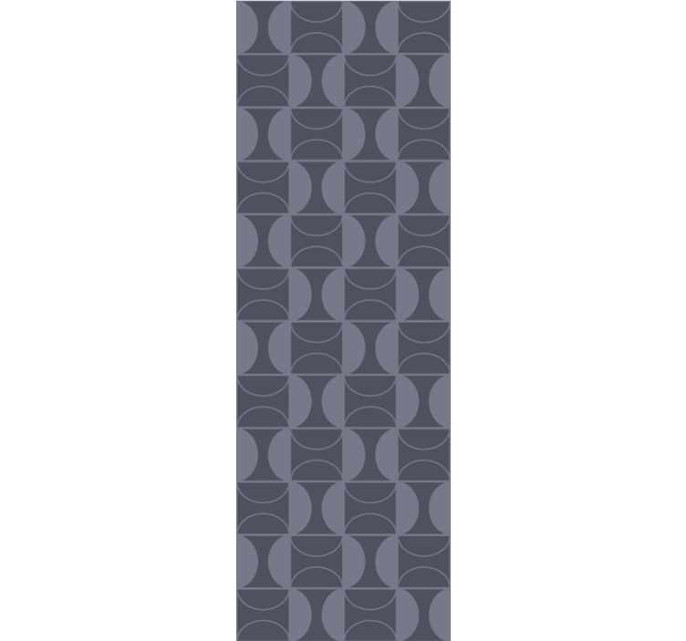 Tapet til soveværelse blåt design med japandi stil - TenStickers