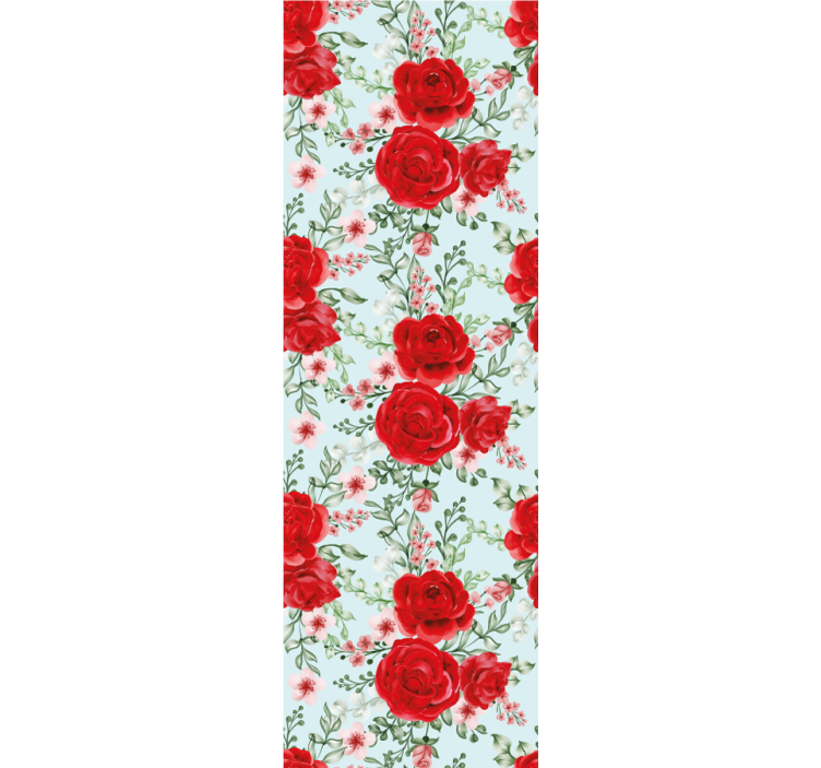 Tapet til soveværelse i grandmillenial blomsterstil - TenStickers