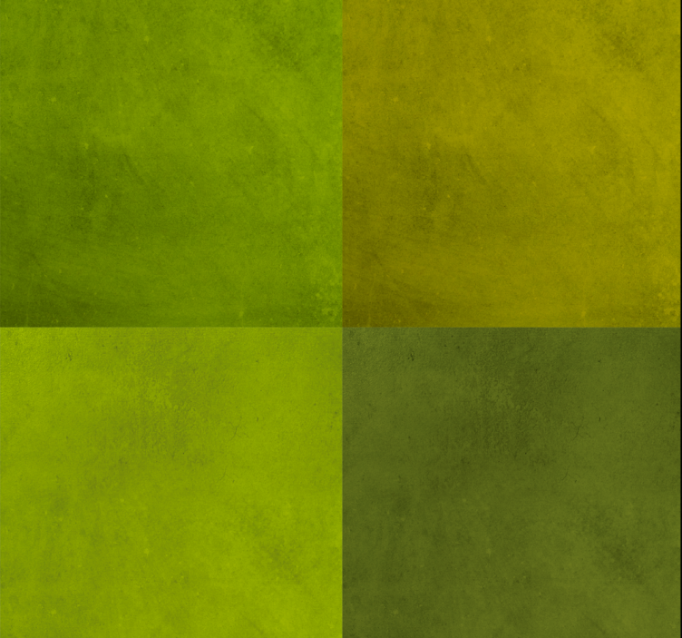 Grønne firkanter stue tapet - TenStickers