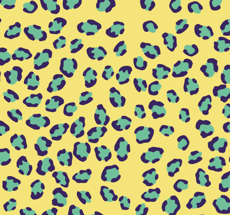 Leopardplet motiv leopard tapet - TenStickers