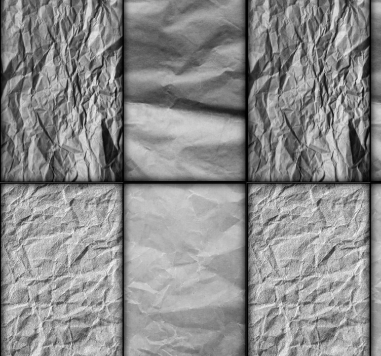 Krøllet mønster struktur tapet - TenStickers