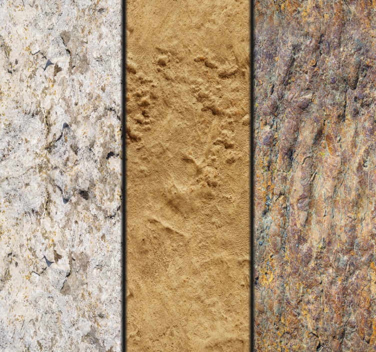 Sten hule moderne tapet - TenStickers