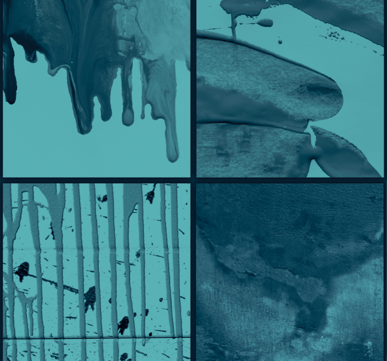 Abstrakte streger abstrakt tapet - TenStickers