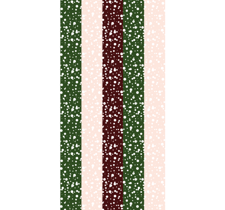 Stribet polka mønster striber tapet - TenStickers