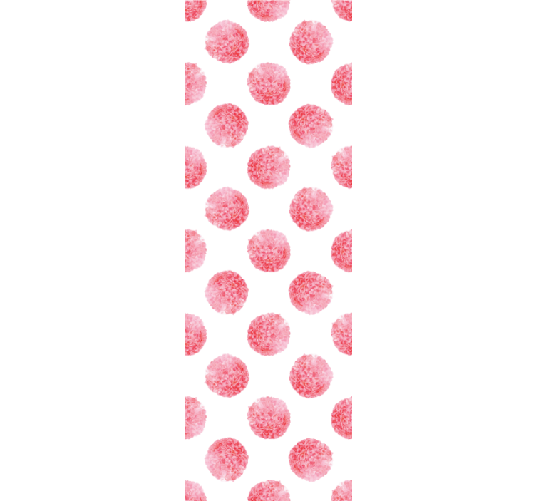 Prikket tekstur tapet med cirkler - TenStickers