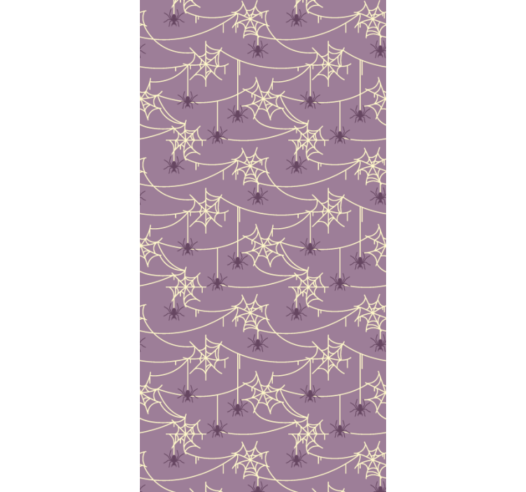 Edderkoppespind motiv halloween tapet - TenStickers