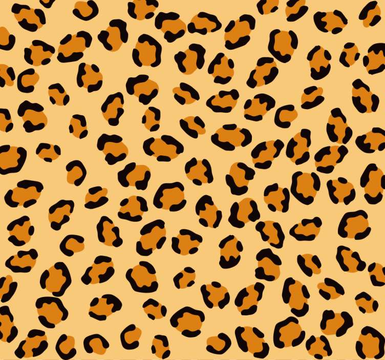 Leopard print dyr tapet - TenStickers