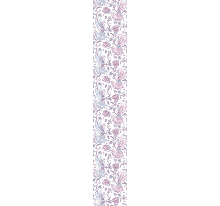 Dekorativ fugleelegance dekorativt tapet - TenStickers