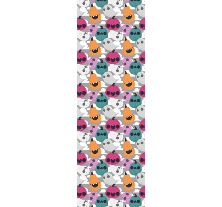 Sjove halloween symboler halloween tapet - TenStickers