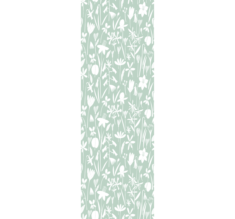 Skandinaviske illustrationer dyr tapet - TenStickers