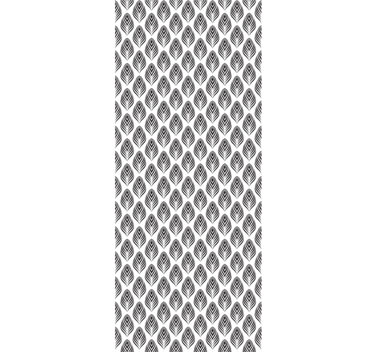 Indviklet geometrisk geometrisk tapet - TenStickers