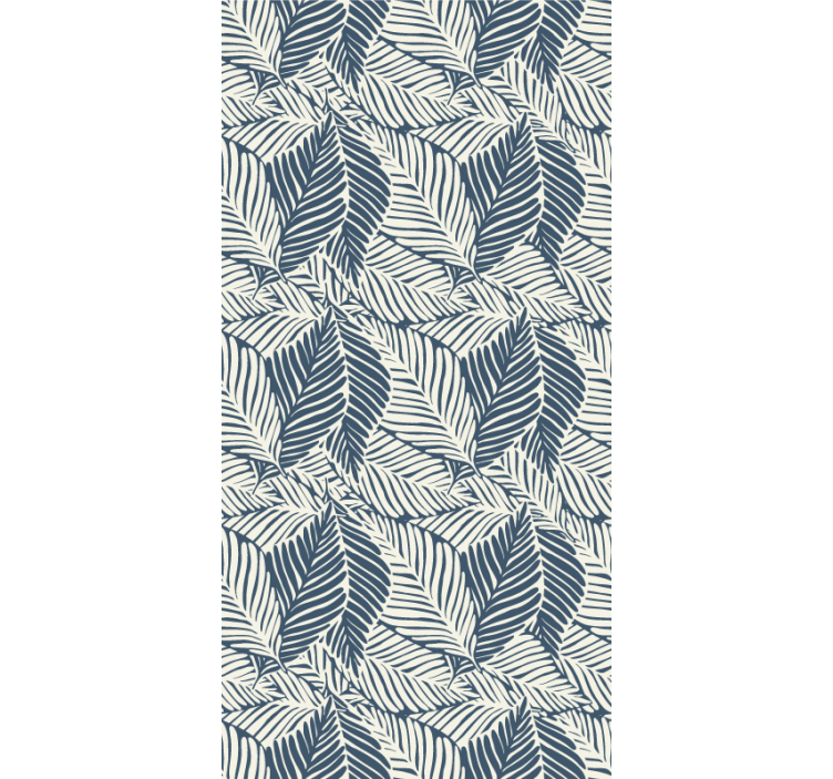 Grønne mønstre natur tapet - TenStickers