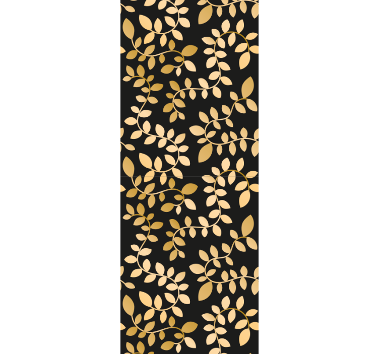 Grøn elegance tapet blade - TenStickers