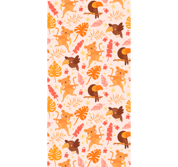 Legende junglefauna katte tapet - TenStickers