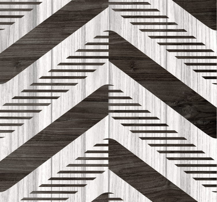 Grå labyrint tekstureret tapet - TenStickers