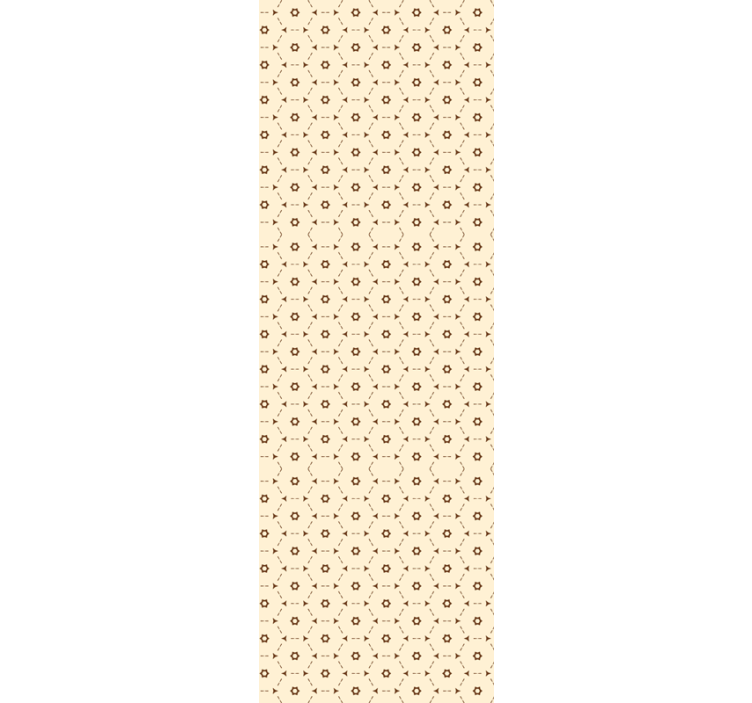 Abstrakt sekskant mønster hjemmekontor tapet - TenStickers