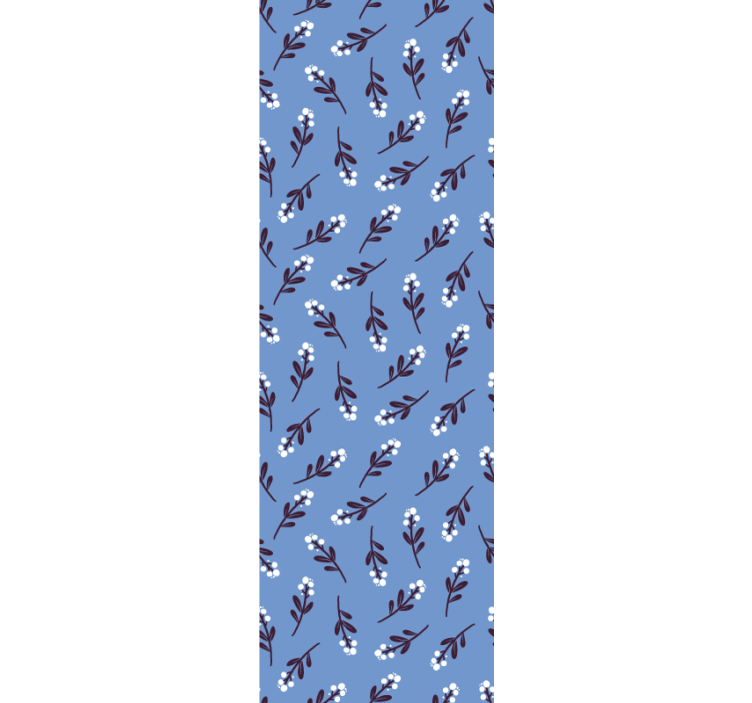 Blomstergrene motiv blomster tapet - TenStickers