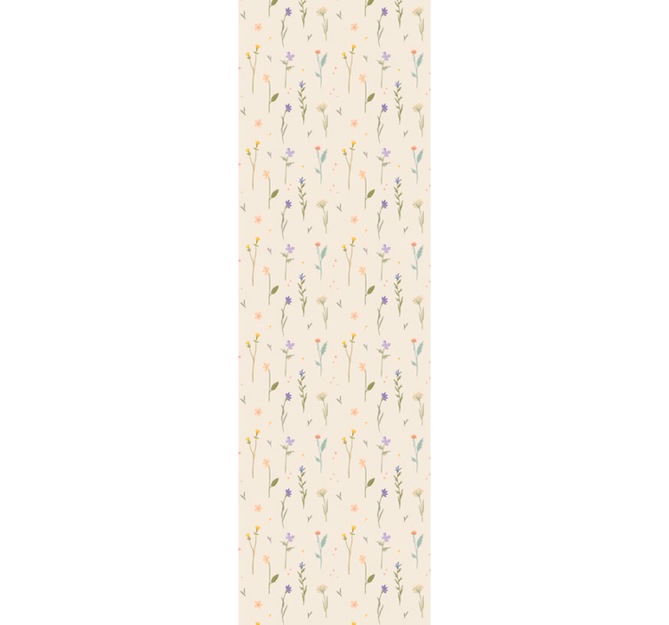 Vildblomst elegance blomster tapet - TenStickers